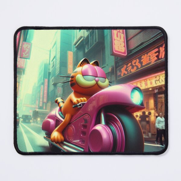 Item preview, “Lasagna Protocol: Neon Drift in Sector Meow” designed and sold by Print Fiction.