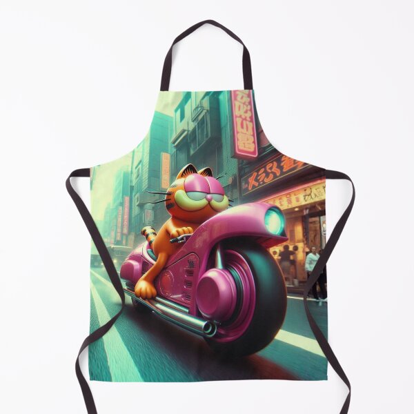 Item preview, “Lasagna Protocol: Neon Drift in Sector Meow” designed and sold by Print Fiction.