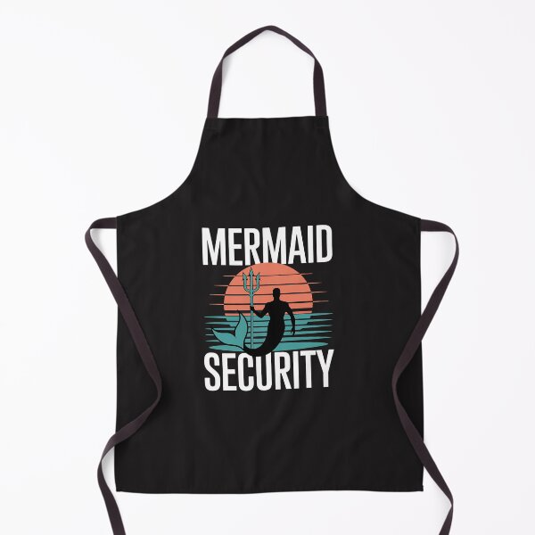 Item preview, Mermaid Security Shirt Men's Boys Swimmer Dad Merdad Trident designed and sold by GaryPacheco6.