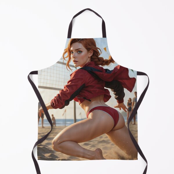 Item preview, Rowan Fletcher red jacket bikini diving volleyball designed and sold by CathryneDelamort.