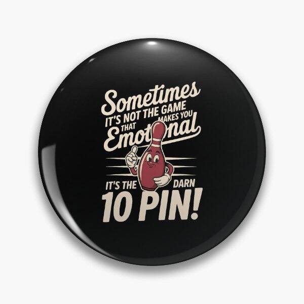 Item preview, Bowling'S Emotional Struggle The 10 Pin'S Last Laugh designed and sold by JaneJanie.