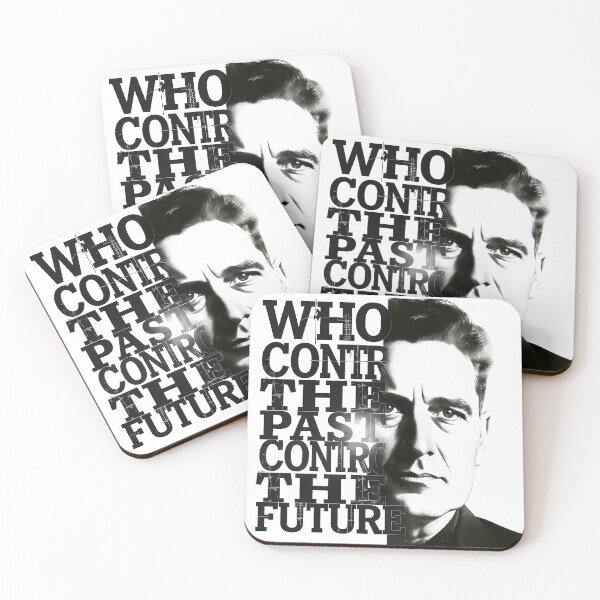 Item preview, “Who Controls the Past Controls the Future” – George Orwell Minimal Contemporary Art Print designed and sold by OzzFrequency.