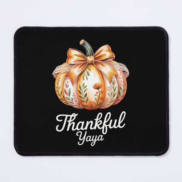 Item preview, Cute Floral Fall Pumpkin Lace Coquette Bow Thankful Yaya designed and sold by LittleDame.