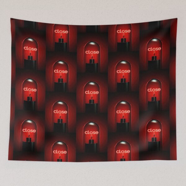Item preview, Neon “CLOSE” Sign Inside Light Bulb – Modern Red Glow Aesthetic designed and sold by Grafititee.