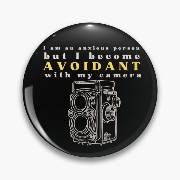 Item preview, Anxious Avoidant Camera Photographer Humor Tee designed and sold by Ronin-Lens.
