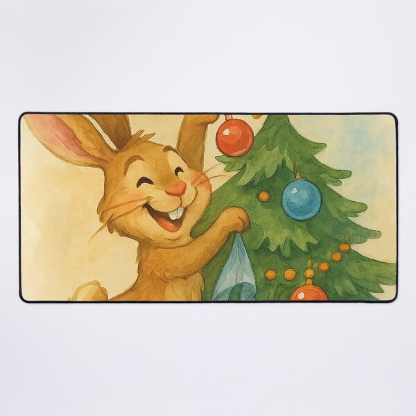 Item preview, Laughing rabbit decorates Christmas tree designed and sold by Mauswohn.