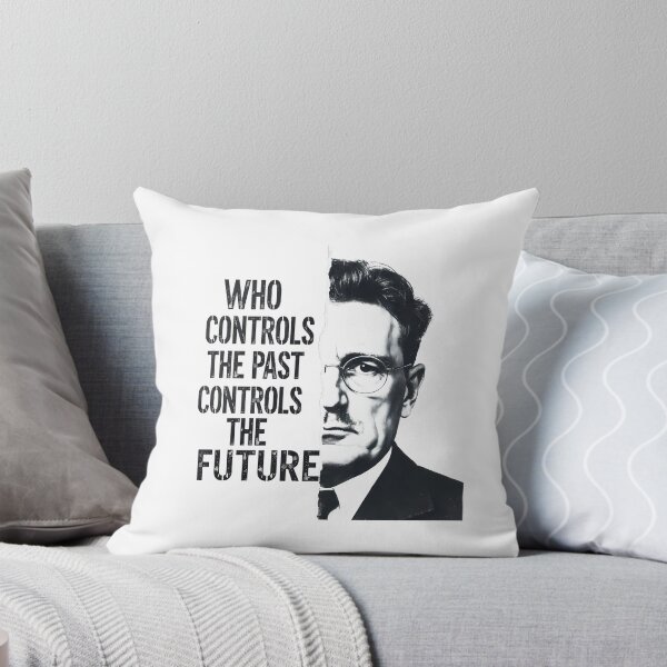 Item preview, “Who Controls the Past Controls the Future” – George Orwell Minimal Contemporary Art Print designed and sold by OzzFrequency.