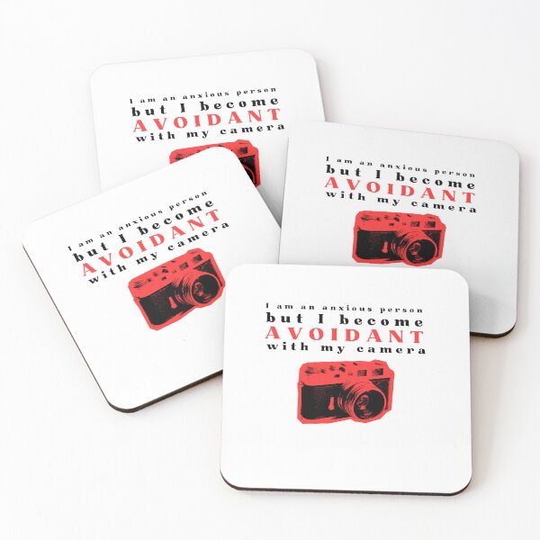 Item preview, Humorous T-shirt: Anxious, Avoiding Photographer, Camera designed and sold by Ronin-Lens.