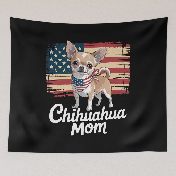 Item preview, American Flag Chihuahua Mom designed and sold by Elenasriveras.