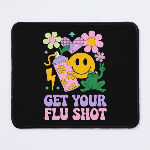 Item preview, Cute Frog Peace Get Your Flu Shot Vaccine Medical designed and sold by LittleDame.