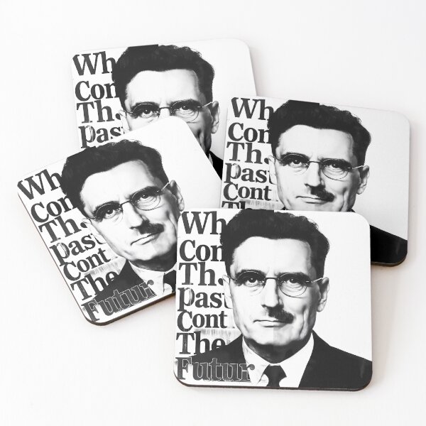 Item preview, “Who Controls the Past Controls the Future” – George Orwell Minimal Contemporary Art Print designed and sold by OzzFrequency.