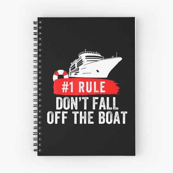 Item preview, Funny Rule 1 Don'T Fall Off The Boat Cruise Rule Number 1 designed and sold by DawnPatricia.