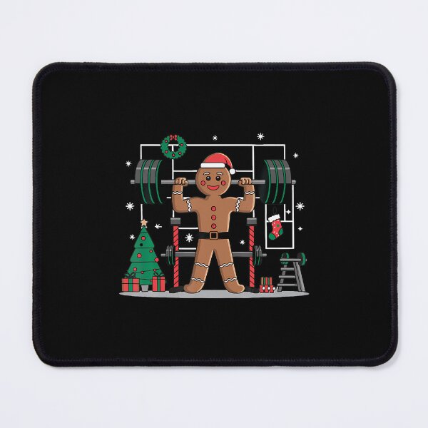 Item preview, Gingerbread Weightlifting Workout Bodybuilding designed and sold by MonicaSophie.