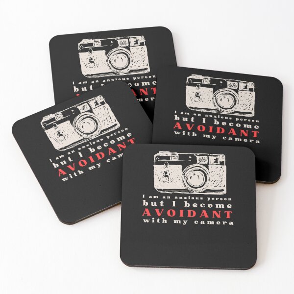 Item preview, Anxious Avoidant Camera Photographer Humor Tee designed and sold by Ronin-Lens.