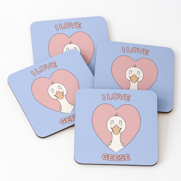 Item preview, I LOVE GEESE Cute Gift for Goose Lovers designed and sold by HugSomeNettles.