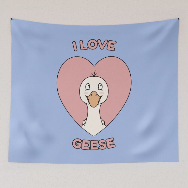 Item preview, I LOVE GEESE Cute Gift for Goose Lovers designed and sold by HugSomeNettles.