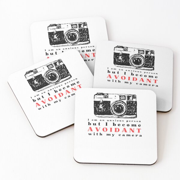Item preview, Anxious Avoidant Camera Photographer Humor Tee designed and sold by Ronin-Lens.