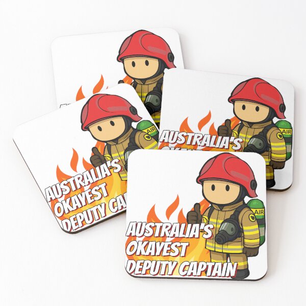 Item preview, Australia's Okayest Deputy Captain (Urban) designed and sold by Flashover.