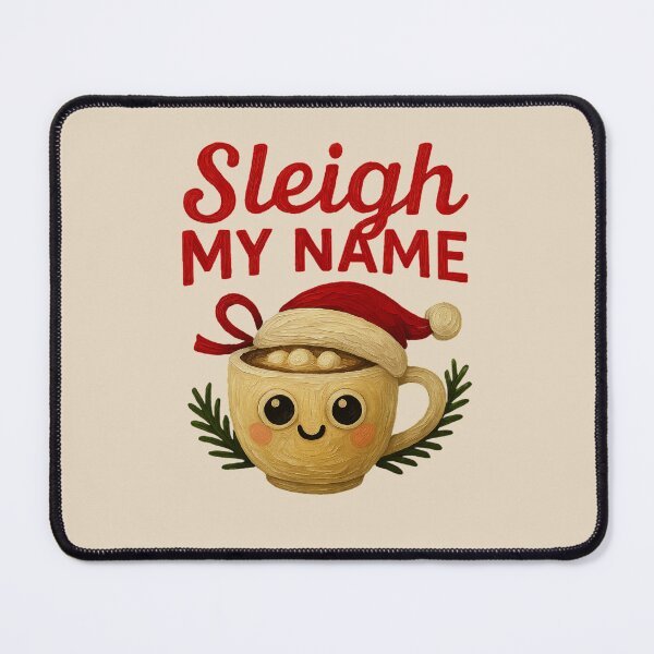 Item preview, Sleigh My Name Cute Christmas Mug Art designed and sold by Liv Solara.