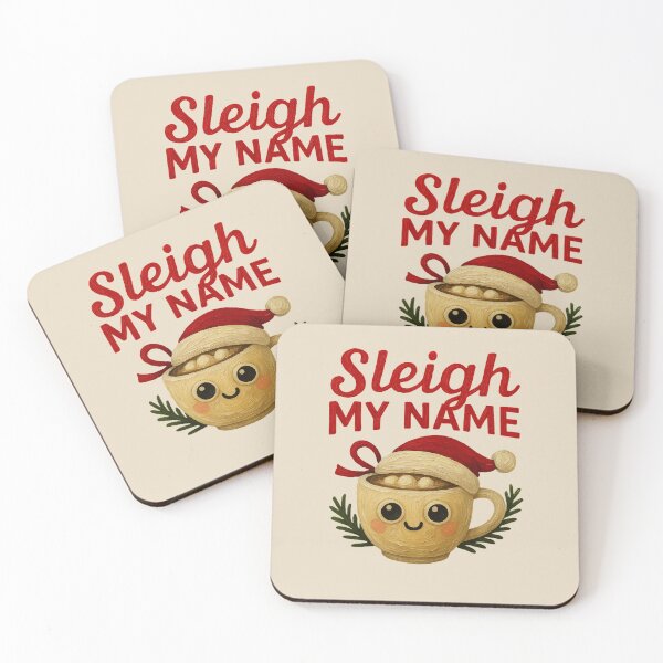 Item preview, Sleigh My Name Cute Christmas Mug Art designed and sold by Liv Solara.