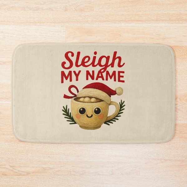 Item preview, Sleigh My Name Cute Christmas Mug Art designed and sold by Liv Solara.