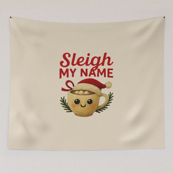 Item preview, Sleigh My Name Cute Christmas Mug Art designed and sold by Liv Solara.