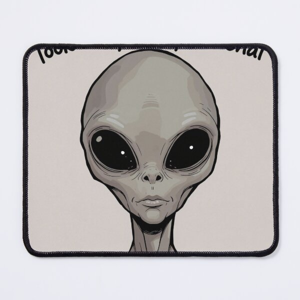 Item preview, Took Me For A Quick Chat Alien Portrait designed and sold by octavaretro.