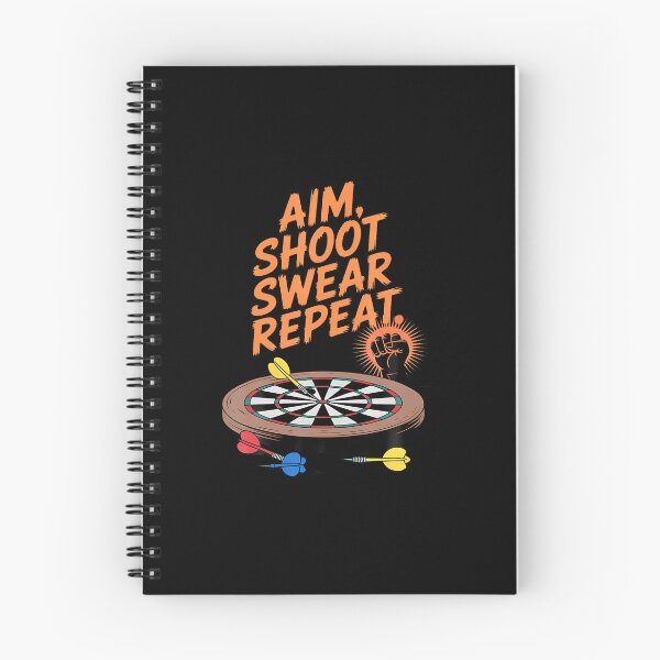 Item preview, Aim Shoot Swear Repeat Darts Funny Player Bar Game Humor designed and sold by ToriCarylon.