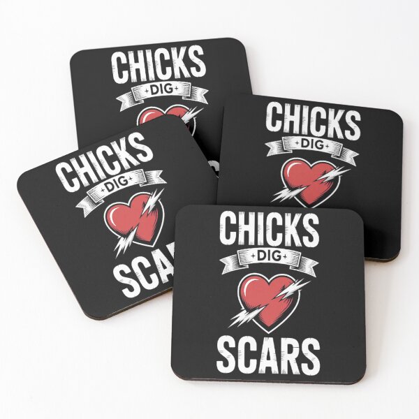 Item preview, In Love Chicks Dig Scars designed and sold by StuffNestie.