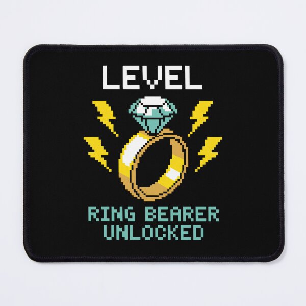 Item preview, Level Ringbearer Unlocked Page Boy Wedding Video Game Gamer designed and sold by FortuneFull.