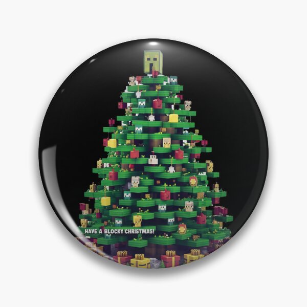 Item preview, Blocky Christmas Tree Cute Voxel Holiday Design designed and sold by DeclaArie.