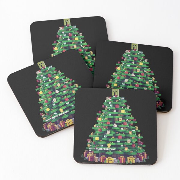 Item preview, Blocky Christmas Tree Cute Voxel Holiday Design designed and sold by DeclaArie.