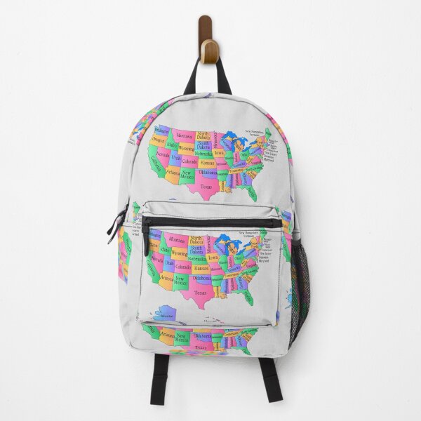 Item preview, Colorful USA States Map – Educational & Patriotic Design designed and sold by mashmosh.