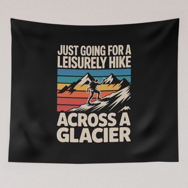 Item preview, Leisurely Hike Across A Glacier Funny Ice Climber Sunset designed and sold by LKappa3Faber.