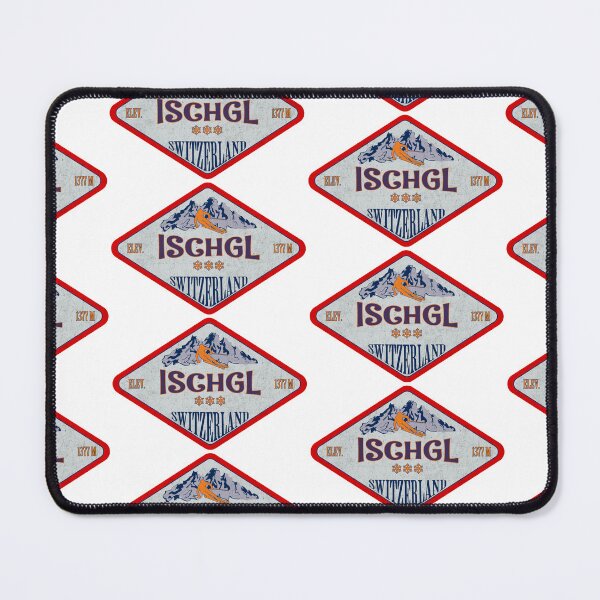 Item preview, Ischgl, Switzerland, Vintage skiing badge design designed and sold by Wanderful-roads.
