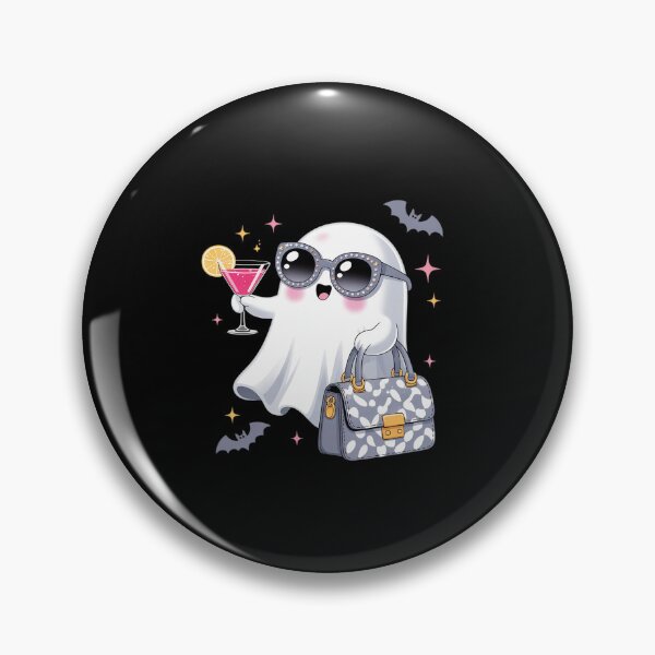 Artikelvorschau, Niedliche Ghost Halloween Diva Cartoon Sonnenbrille Handtasche entworfen und verkauft von GasVille.