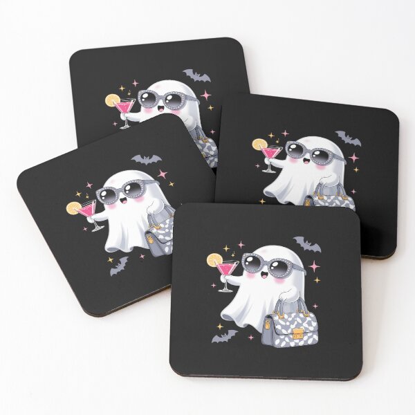Artikelvorschau, Niedliche Ghost Halloween Diva Cartoon Sonnenbrille Handtasche entworfen und verkauft von GasVille.
