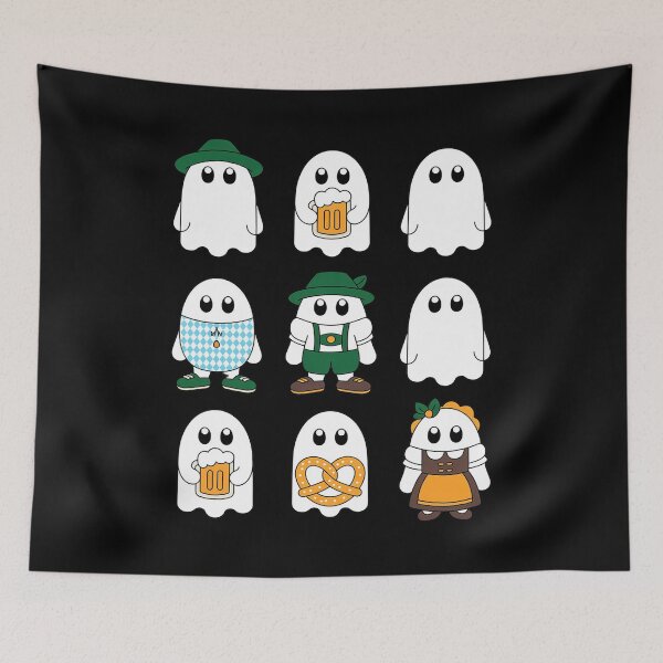 Item preview, Cute Ghost Oktoberfest Halloween German Beer Festival designed and sold by GasVille.