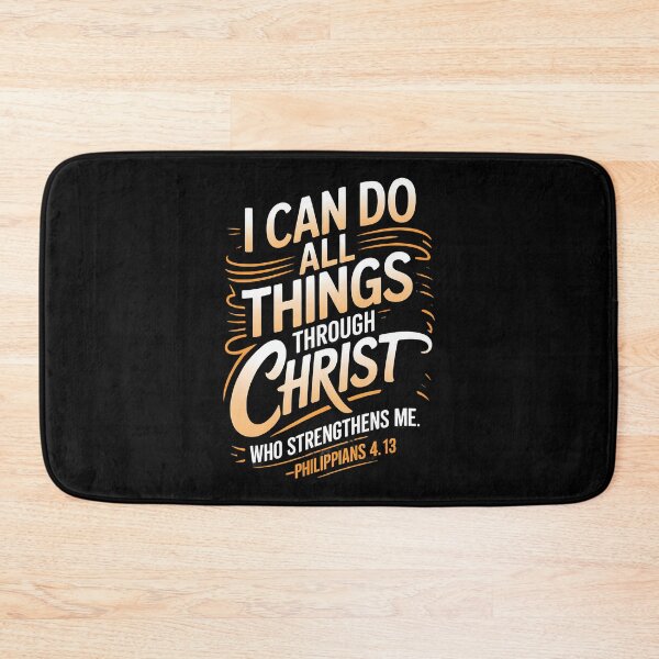 Item preview, I Can Do All Through Christ Who Strengthens Philippians 413 designed and sold by CandyceMillie.