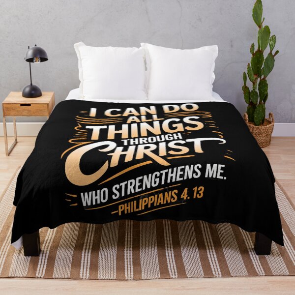 Item preview, I Can Do All Through Christ Who Strengthens Philippians 413 designed and sold by CandyceMillie.