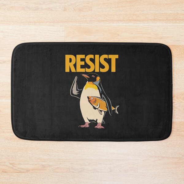 Item preview, Penguin Resist Penguins Protest Against Tariffs designed and sold by JessicaWalshdf.