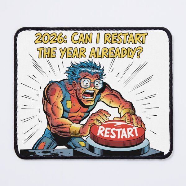 Item preview, 2026: Can I Restart the Year Already? designed and sold by Fersworks Bar. ⭐⭐⭐⭐⭐.