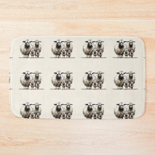 Item preview, Gorgeous Valaise Blacknose Sheep ' The Snowflakes’ BY SHiRLeY MacARTHuR designed and sold by Shirley MacArthur Art.