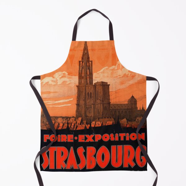 Item preview, Vintage 1931 Strasbourg Trade Fair Poster | Gothic Strasbourg Cathedral Art | Historic Foire-Exposition Print | Bold 20th-Century Style designed and sold by artofuniverse.
