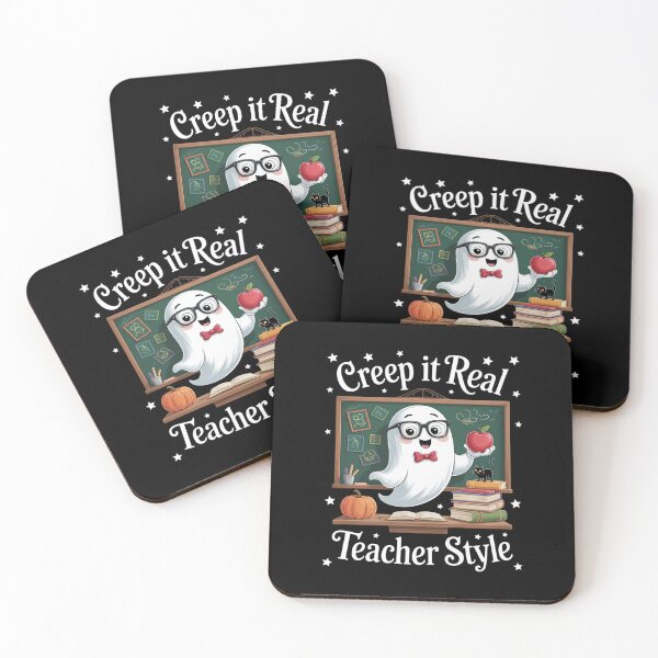 Item preview, Cute Ghost Teacher Halloween Creep It Real Teacher Style designed and sold by GasVille.