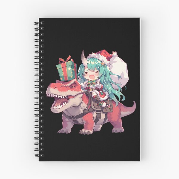 Item preview, Prelude Dawn Hoshiguma Merry Christmas T Rex Rider Arknights Game Chibi Santa designed and sold by Raslbazola.