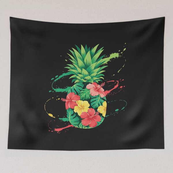 Item preview, Pineapple Aloha Beaches Hawaiian Flowers Hawaii Summer Gifts 2 designed and sold by JessicaWalshdf.