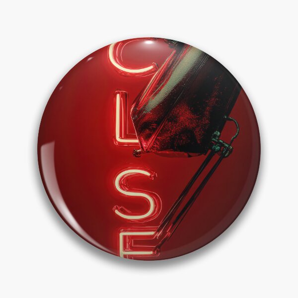 Item preview, Neon “CLOSE” Sign Inside Light Bulb – Modern Red Glow Aesthetic designed and sold by Grafititee.