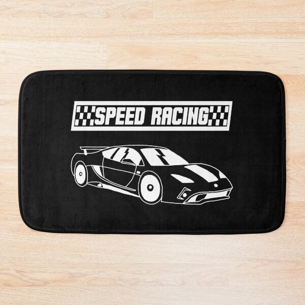Item preview, Race car (white) designed and sold by Lagueny.