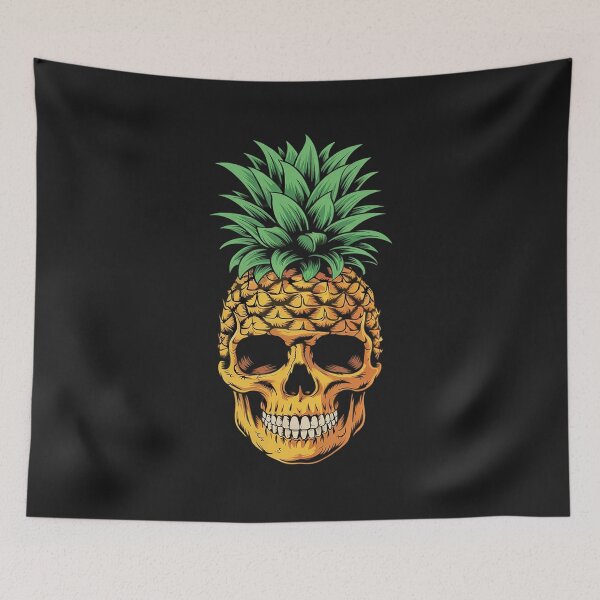 Item preview, Pineapple Skull T shirt Aloha Beaches Hawaiian Hawaii Goth designed and sold by JessicaWalshdf.